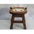 Dřevěná stolička - kravička