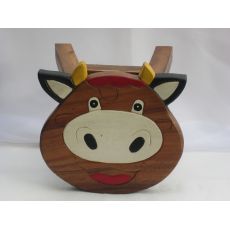 Dřevěná stolička - kravička