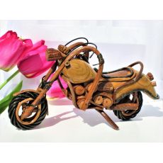 Dřevěná dekorace - motorka