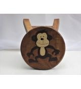 Dřevěná stolička - opička