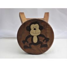 Dřevěná stolička - opička