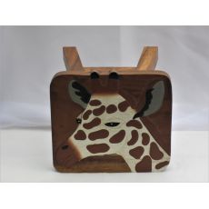 Dřevěná stolička - žirafa