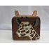 Dřevěná stolička - žirafa