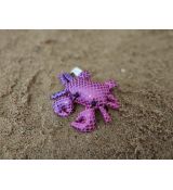 Krab lesklý - S růžová